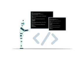 a robot coding q program png