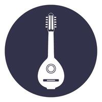 stringed instruments, harp design vector