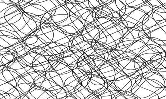 simple abstract black color asymmetrical scattered rendom chaotic thin line pattern a black and white abstract pattern of circles and lines vector