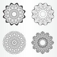 Simple mandala collection vector