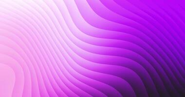 Color lines with shadow and light. Purple gradient background. Seamless loop 3D animation video