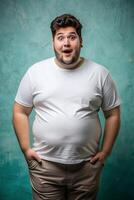 Argentine Endomorph College Boy, Innovative, Streamlined, Mockup T Shirt Template, Mock Up T Shirt Concept for Educational, Photography, Music photo
