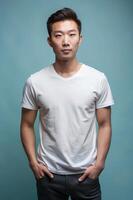 Asian Rectangular Adult, Timeless, Artistic, Half Sleeves, Suitable For Design Mockups And Print Applications for Corporate, Restaurant, Music photo