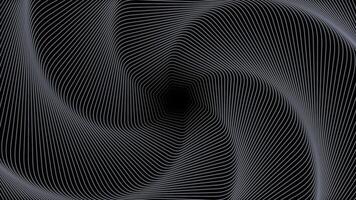 Abstract background with rotation of hypnotic spiral. Design. Swirling spiral with ripples. video