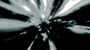 Rotating tunnel with bright spots. Motion. Colorful spots move in flow of rotating tunnel. Bright glowing spots flicker in dizzying flow of tunnel video