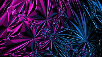 Colorful crystal pattern in motion. Design. Abstract pattern in motion of kaleidoscope or glass chip. Mosaic or glass kaleidoscope pattern with distortions video
