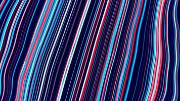 Moving colorful fabric of parallel lines. Motion. Abstract wavy motion of striped canvas. video