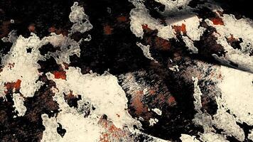 Surface with stone pattern moves in waves. Motion. Abstract surface with vibrations and texture of stone. Stone surface texture with wavy ripples video