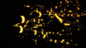 Neuron network, synapses animation. Design. Neurons inside the human brain, neurotransmitters, neural impulse. video