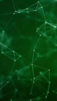 Abstract background of technology network. Technology network seamless loop background. Animation of rotation and flying abstract lines and flicker dots linking network. Animation of seamless loop. video