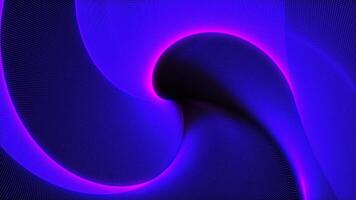 Colorful spiral moving slowly. Design. Lilac and pink gradient helix looking like slowly moving stains. video