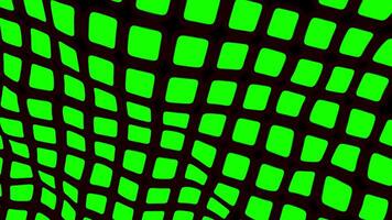 Background with squares moving waves. Design. Bright background with moving canvas of squares. Squares on black background move in waves video