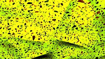 Background with colored surface and billowing waves. Motion. Surface of fabric swells in waves. Colored surface with waves and confetti video