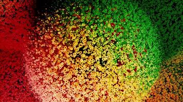 A Colorful Abstract Texture Featuring Vibrant Patterns That Captivate the Eye and Mind. Design video