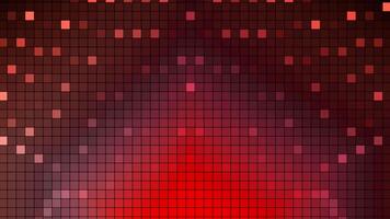 Squares shimmering with different colors. Motion.A mosaic made of small squares that give off different illuminated shades in animation. video