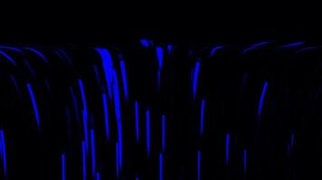 Colorful light trail animation. on a black background. Motion. Technological pattern with energy stream. Abstract dynamic flow for sci fi concept. video