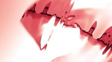 Red shiny goo. Design.Mirror animation that gives off a white glow video