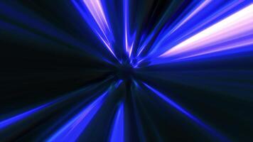 Flickering glowing lines in rotating tunnel. Motion. Beautiful animation with sparkling lines and rotating tunnel. Glowing lines move and create hypnotic effect of rotation in tunnel video