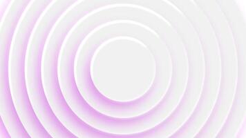 Background with circles and rotating shadow. Motion. 3D layers with circles and rotating shadow. Effect of rotating circles with moving colored shadow video