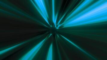 Blue and purple background. Motion.A bright tunnel illuminated with white light that rotates around in 3D format. video