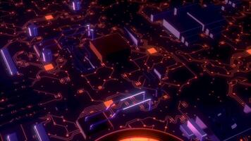 brilhante colorida gráficos . movimento . diferente corrida diferente linhas dentro a animação este estão em destaque dentro diferente cores e preenchidas com cores. video