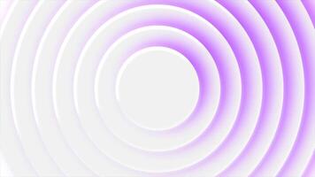 Spinning pink swirl with center circle. Motion. Light rings with a shadow moving in a circle. video
