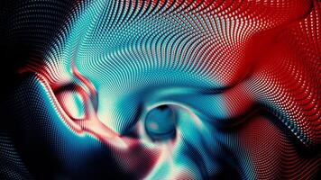 Blue-red blots. Design. Beaming background animation with a moving background like a stream of paint. video