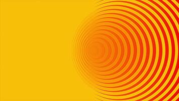 Abstract spreading signal rings creating tunnel effect. Motion. Concept of a signal transmission. video