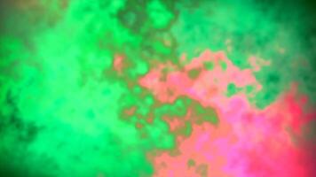 Shimmering colorful mist stream. Motion. Colorful clouds of smoke with flickering lights. 3D mist flow moving and flashing video