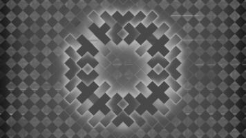 Green and gray background. Design.The background is made of crosses that move apart in different directions in the animation. video