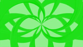 Psychedelic pattern with floral lines. Design. Floral linear pattern with moving background. Centralized pattern of hypnotic lines video