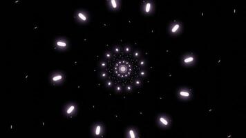 Abstract alien space gun shooting in outer space in space battle. Design. Laser strikes flying through the galaxy. video