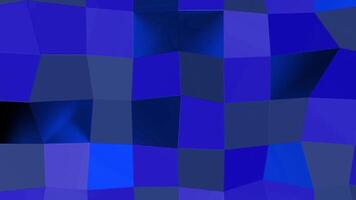 Wavy background of squares with shimmering colors. Design. Background of colored squares with 3d wave distortions. Background oscillates and pulsates with waves of squares video
