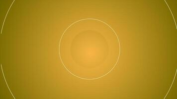 Yellow bright circles. Motion.A bright background on which yellow balls are visible that move apart all over the background in animation. video