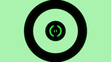 Searching signal rings background. Design. Interface of a modern application of online search with moving circles. video