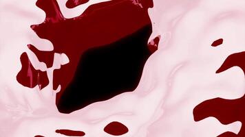 Moving abstract liquid with wavy ripples. Design. Flow of rotating 3d liquid. Flow of dense liquid moves in waves and ripples video