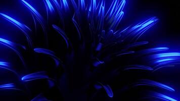 Abstract spinning spherical object with many scales on a black background. Design. Rotating and transforming round shape. video