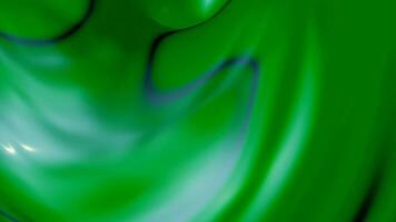 Red and green gel. Design.A bright mass in animation with flashes that move in different lines. video