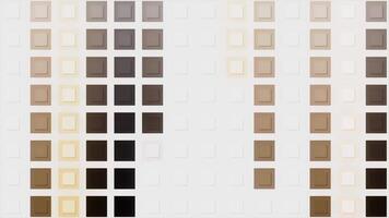 White background. Motion.Different shades of brown long lines move from bottom to top in the animation. video