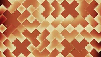 Abstract geometric background with colorful animation of blinking tiles in X form. Design. Digital moving tiles. video