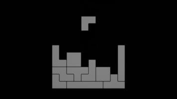 Cube of assembled geometric shapes. Design. Geometric mosaic shapes are formed into cube. Geometric shapes are connected into square video