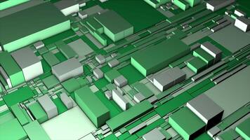 Background of 3d scheme with squares. Motion. Lots of colorful 3d squares on surface. Colorful 3d diagram with rectangles video