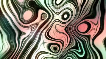 hypnotisk flytande mönster med blinkar. rörelse. skön bakgrund med rör på sig oval rader och flytande mönster. skön flytande mönster med rader och cirklar video