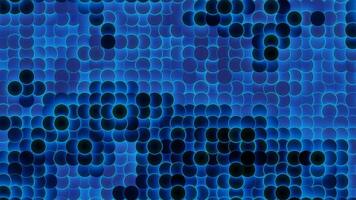 Background of moving dots with glowing lines. Design. Moving dots in style of bubbling bubbles or molecules. Background with glowing black dots video
