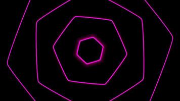Black and orange background. Motion.Orange and purple circles in the animation that are rounded and move in a fast rhythm. video