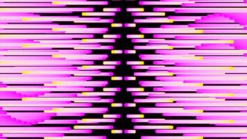 Pattern with moving stripes in game style. Design. Symmetrical moving stream of stripes. Mirror stream of fast moving lanes video