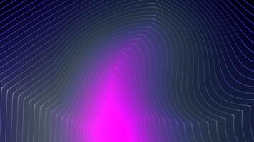 Green and purple background. Motion.Bright thin strips made as a hypnosis effect in animation twitch and glow. video