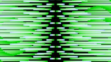 abstrato cascata do horizontal brilhante listras em uma Preto fundo. Projeto. corrente do muitos comovente linhas. video