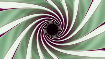 Abstract background with animated hypnotic tunnel. Design. Colorful spiral lines in endless rotating motion. video
