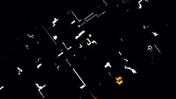 Moving lines in form of maze. Motion. Lines move according to scheme. Abstract diagram of moving lines and stripes video